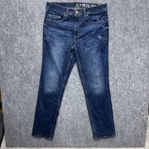 Devil Dog‎ Dungarees Slim Straight Jeans Men's size 32 32x32 w/light spot